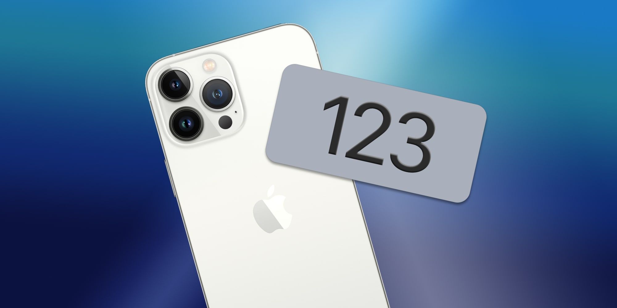 Apple iPhone 13 Pro Back And 123 Key Numeric